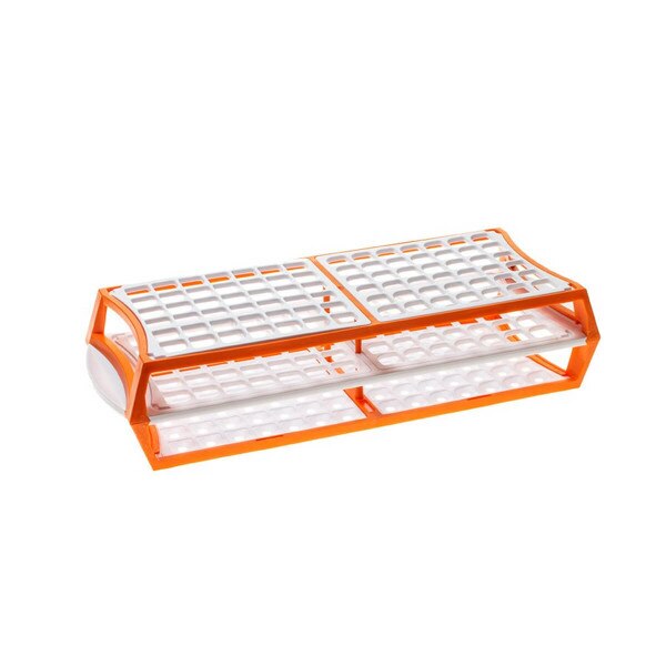 Vial rack, orange